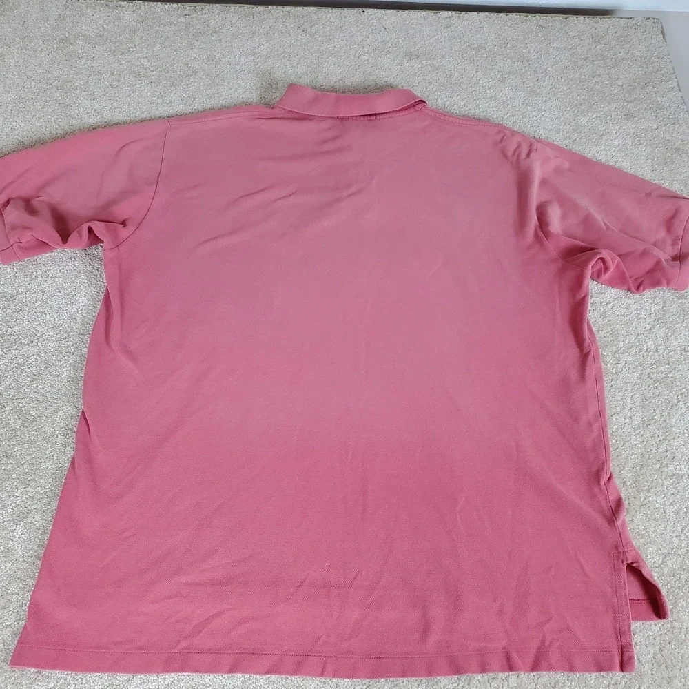 Polo by Ralph Lauren Men's Polo Shirt Size XL Pink Ombre Short Sleeve
